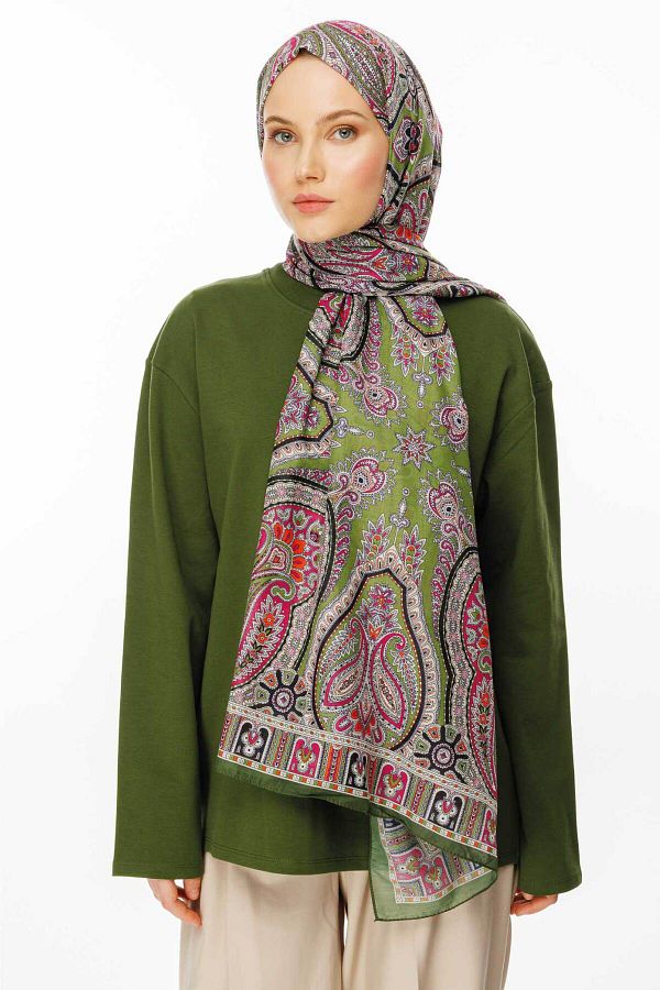 VALORSCARF-Peanut Patterned Rustic Shawl 1