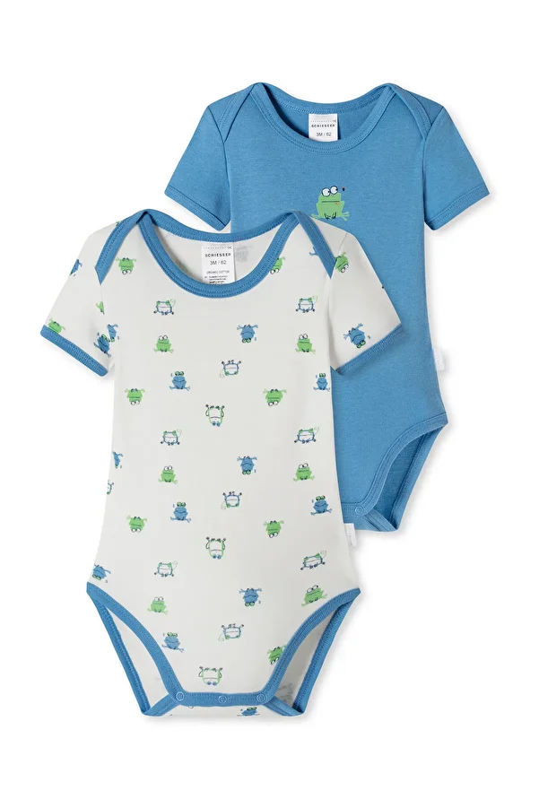 Schiesser-Body Love Cotton Langarm Kurzarm Body-Suit 1