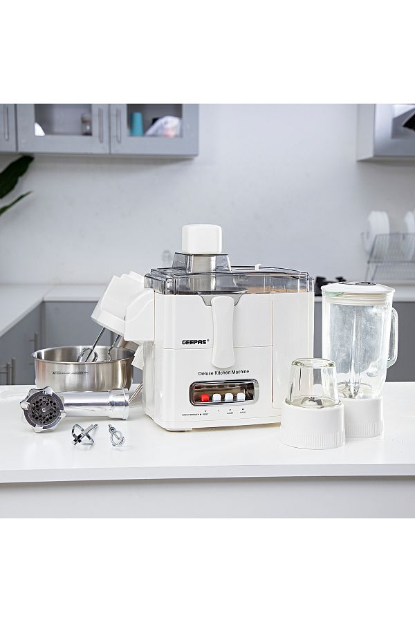 Geepas-10-in-1 Food Processor & Juicer 400W -  1.5L Jar, 2-Speed Pulse Function for Ice Crusher 1