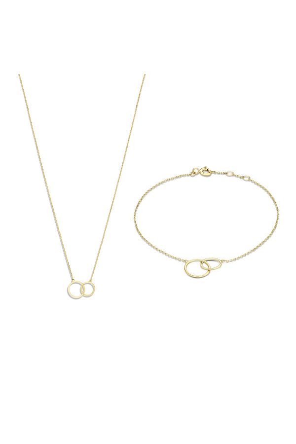 Isabel Bernard-Cadeau D'isabel 14 Karat | Gold Halskette Und Armband Geschenksets Ib90130 1