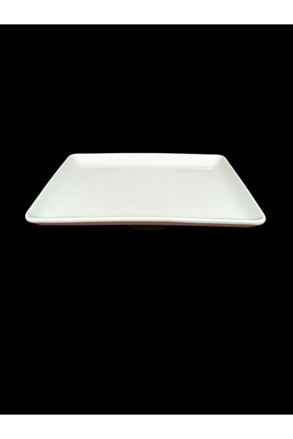 Kütahya Porselen-Tan Series 23X17 cm Rectangular Serving Fondue Bottom Plate or Presentation Plate 1