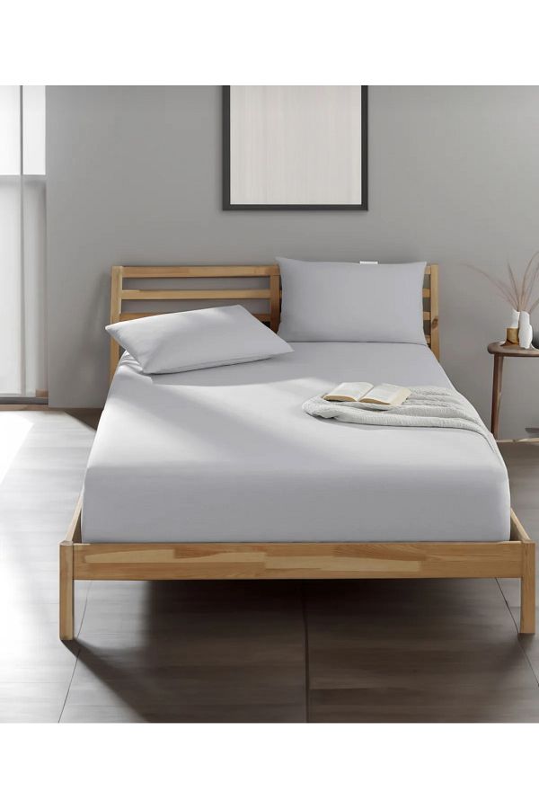 ÇIQRIK HOME-Elastic King Size Bed Sheet Set with Pillowcases (Set with Pillowcases) 1