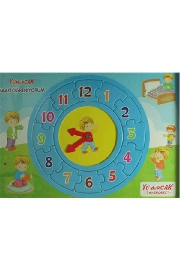 Yumurcak Yayınları-I'M Learning the Clock (Puzzle) 1