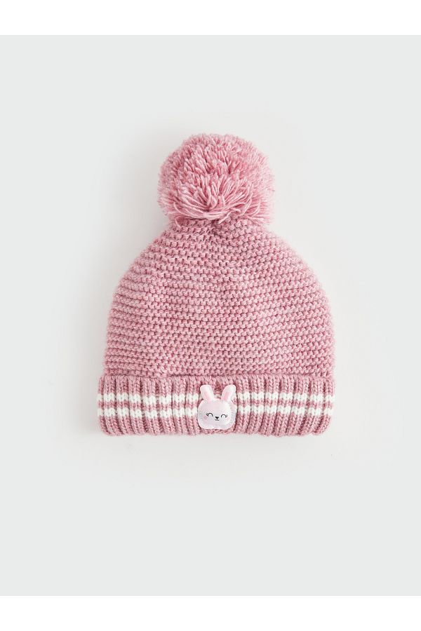 LC Waikiki-Strickmütze für Babys mit Pompon-Detail 1