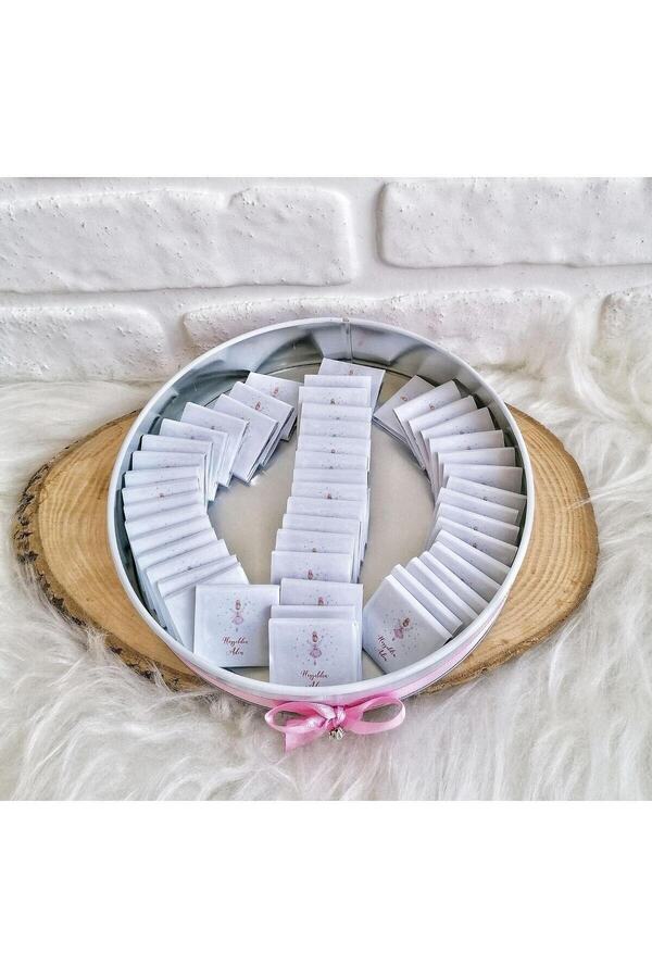 Genel Markalar 50 Adet Isme Özel Peri Kızı Hediyelik Kız Bebek Doğum-doğumgünü Çikolatası