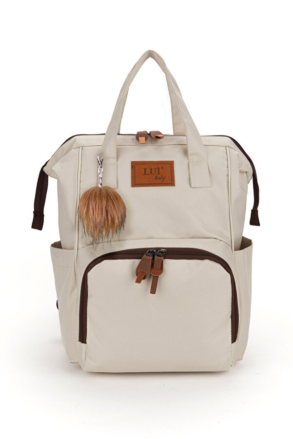 Lui Baby Anne Bebek Bakım Sırt Çantası Termal Biberonluk Ve Bebek Arabası Askı Aparatı Hediye