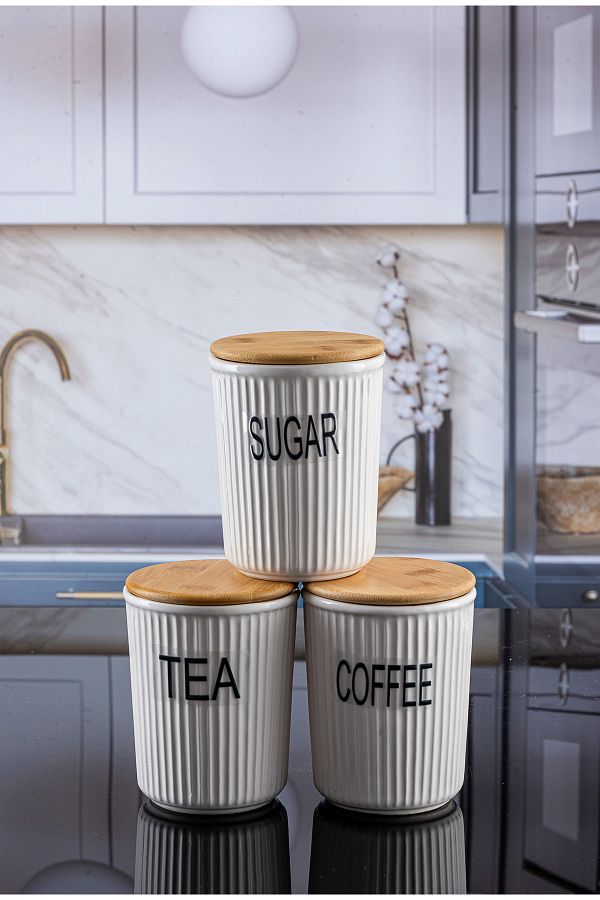 Lizzy-3-Piece Striped Spice Rack Set with Bamboo Lid 1