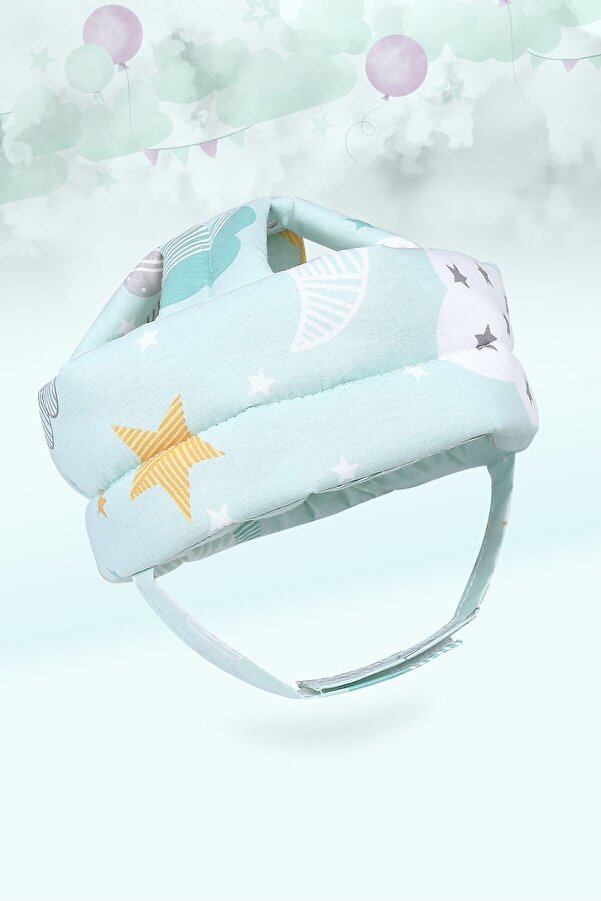 RUYALAR BEBEK Ayarlanabilir Bebek Çocuk Baş Kafa Koruma Güvenlik Kaskı - Bebek Kafa Koruyucu -bebek Emniyet Kaskı