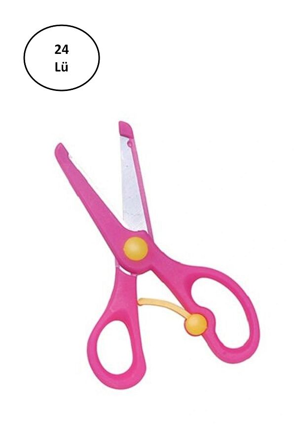 Puti-0966 Model - 24-Pack Protected School Scissors 1