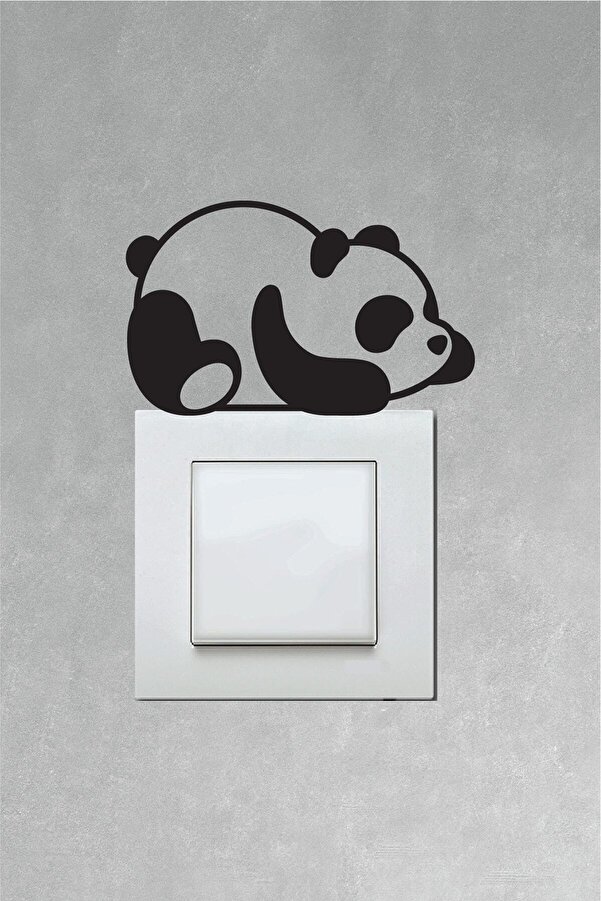 Kt Grup Panda Dekoratif Priz Kaplama Dekor Sticker