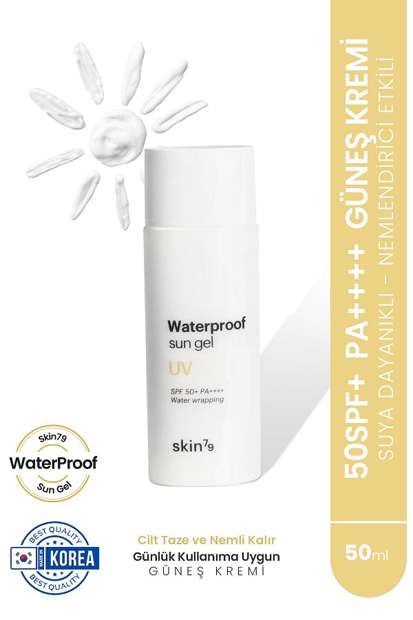 Skin79-Waterproof Sunscreen - Water Wrapping Gel, Spf50, Pa 50ml 1