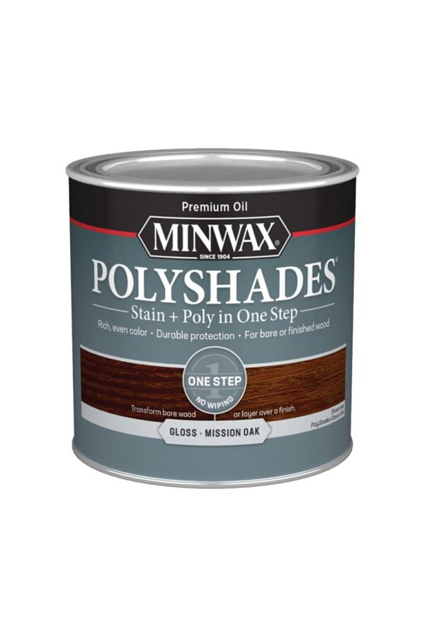 Minwax-PolyShades Stain and Polyurethane in 1 Step with Gloss Finish 284ml 1