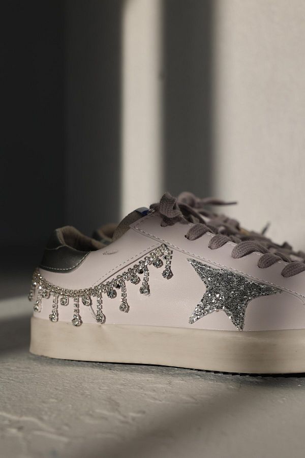 Banksy-Accesoriu cu lanț brodat cu stea de gâscă Adidași Pantofi sport (tumbled) 1