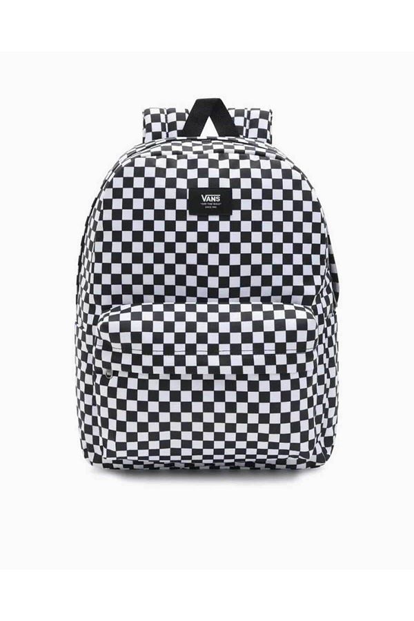 Vans-Old Skool Check Checkered Pattern Unisex Backpack 1