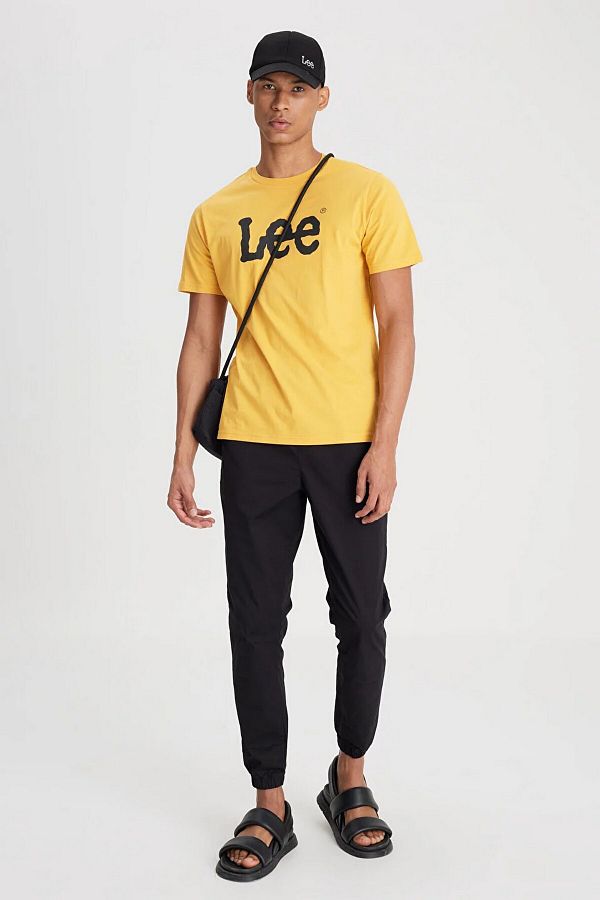 Lee-Black Jogger Non Denim Men's Trousers 1