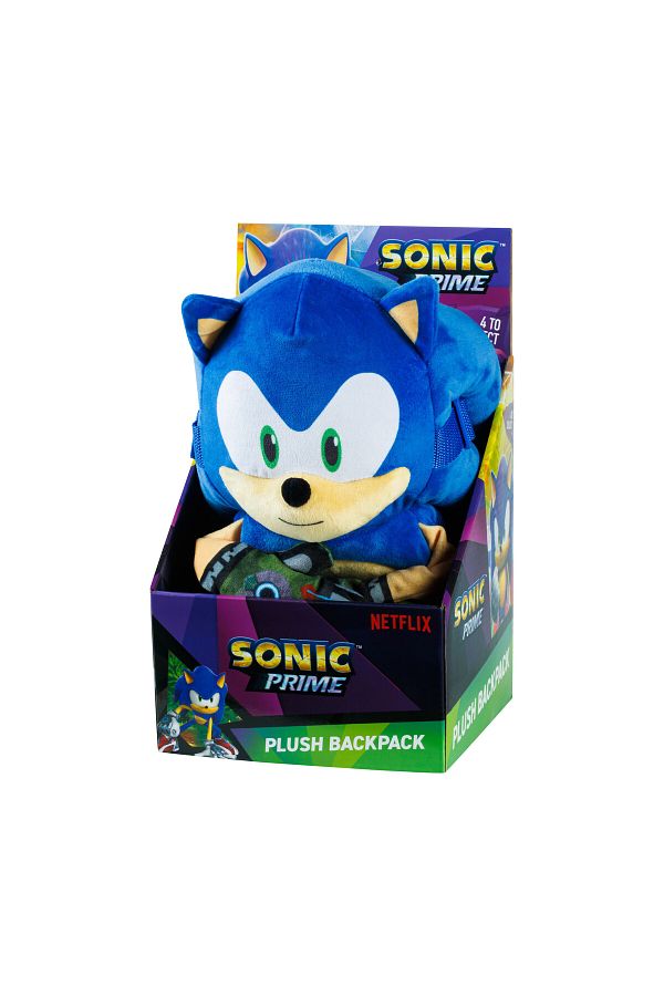 Sonic-Plush Backpack 12-Inches, Assorted (Character May Vary) 1