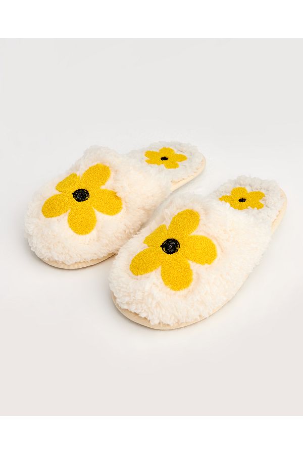 Chirpy-Dodo - Daisy Patterned Women's House Slippers 1