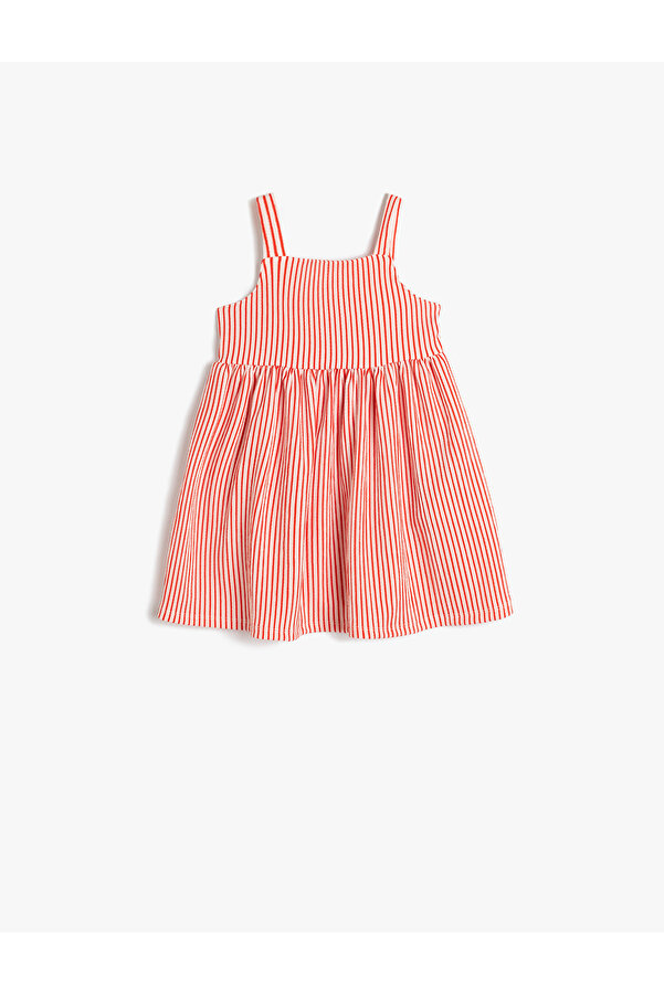 Koton Askılı Elbise Arkası Fiyonk Detaylı