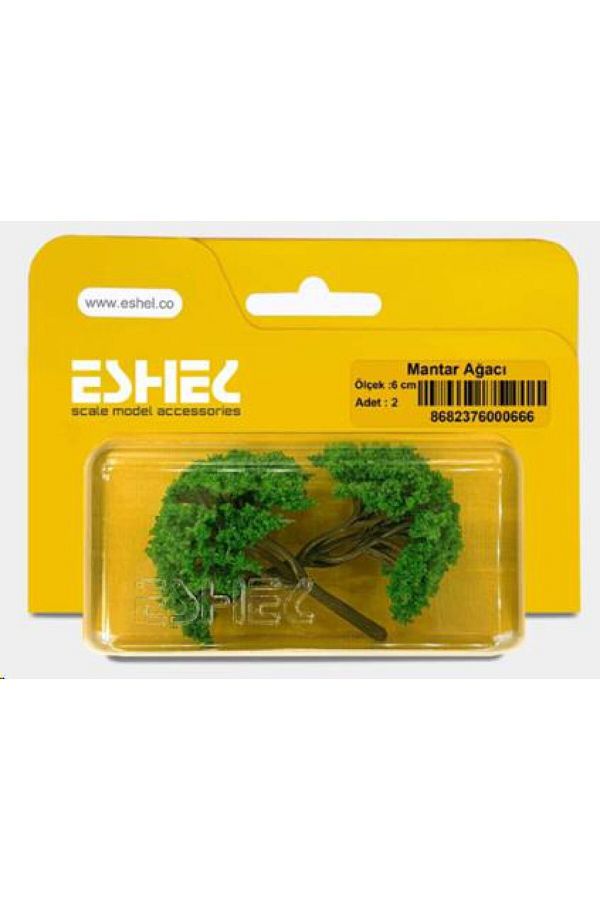 Eshel-6 cm Wide Mushroom Tree Set of 2 1