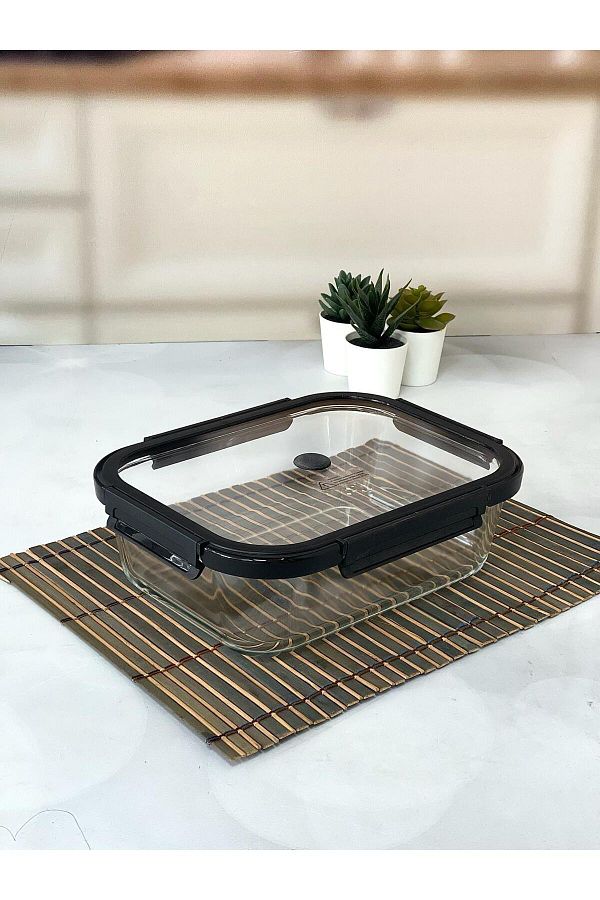 AROW-2800 Ml Ziplock Glass Storage Container 1