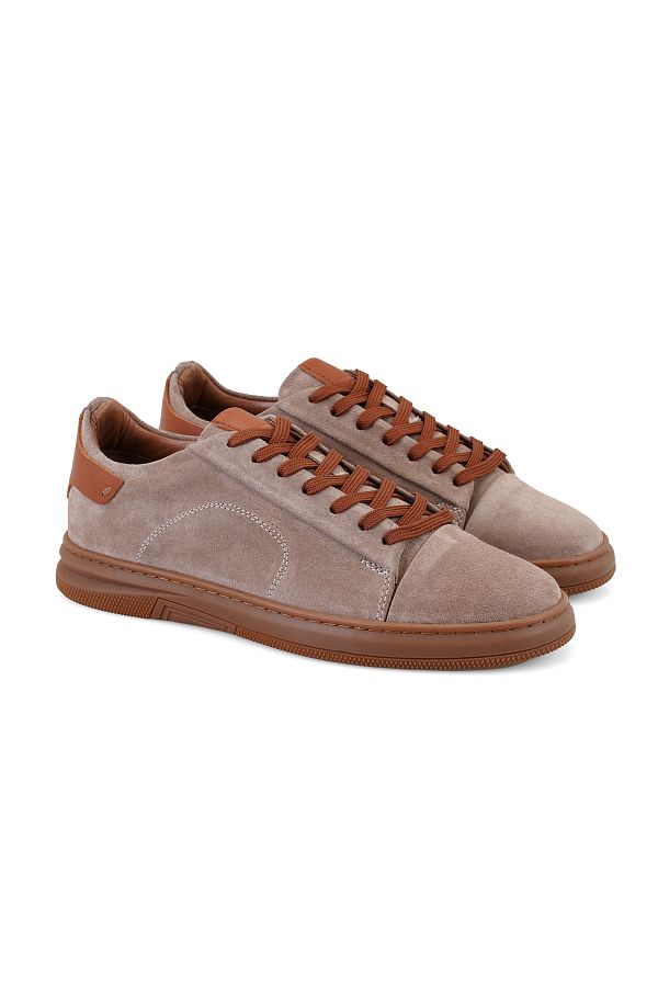 Desa-Zach Mink Men's Suede Leather Sneakers 1