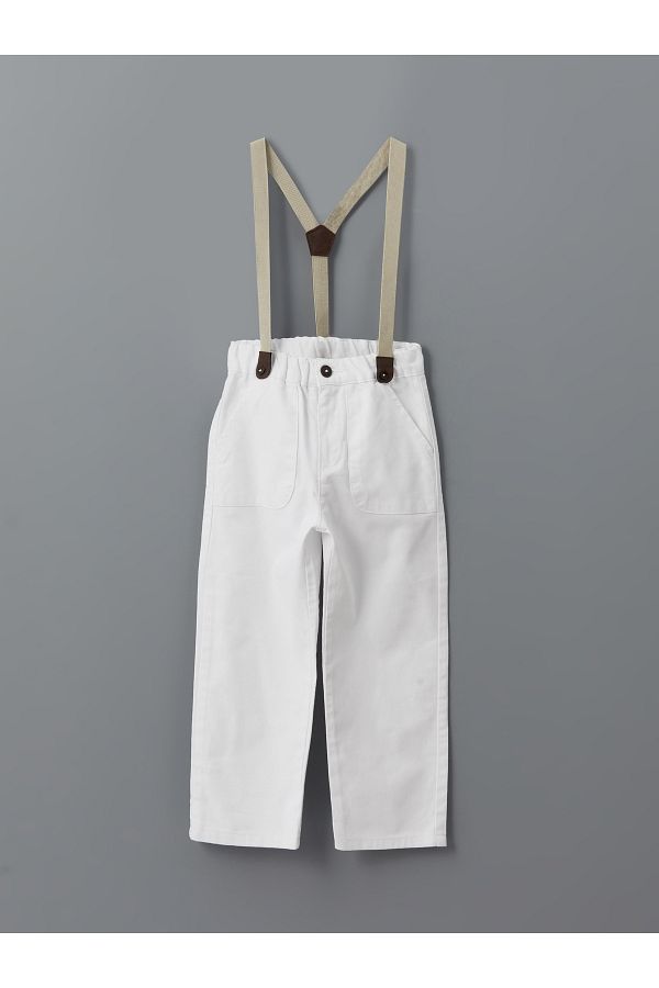LC Waikiki-Boys' Trousers with Elastic Waist Straps 1
