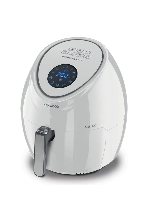 Kenwood-مقلاة هوائية بسعة كبيرة سعة 5.5 لتر مقاس XXL - أبيض HFP50.000WH 1