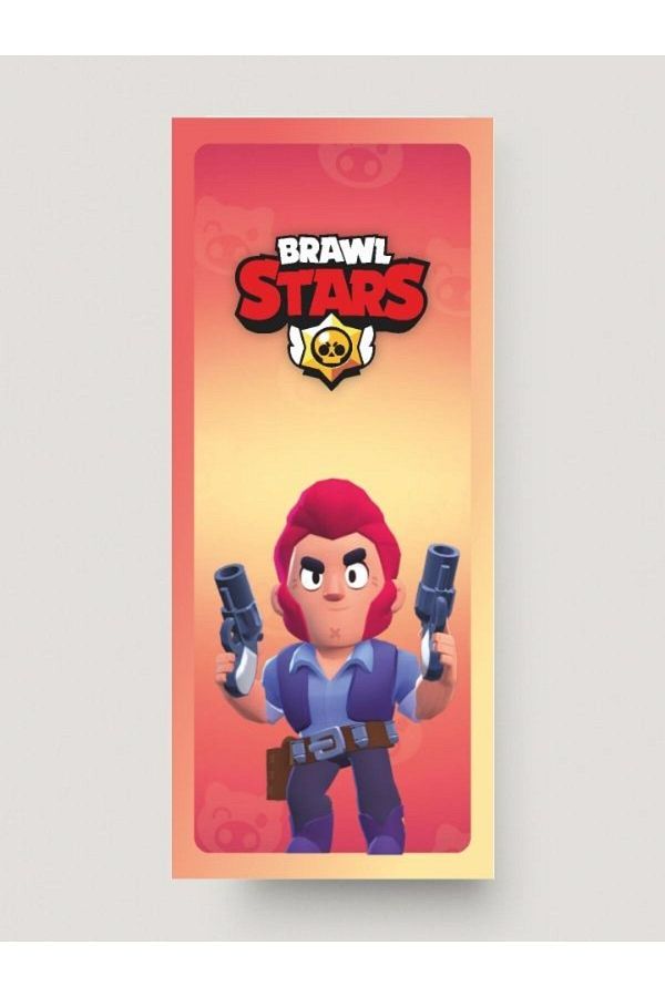 ZNC-Brawl Stars - Unbreakable Bookmark for Game Lovers, (1 Piece) 1