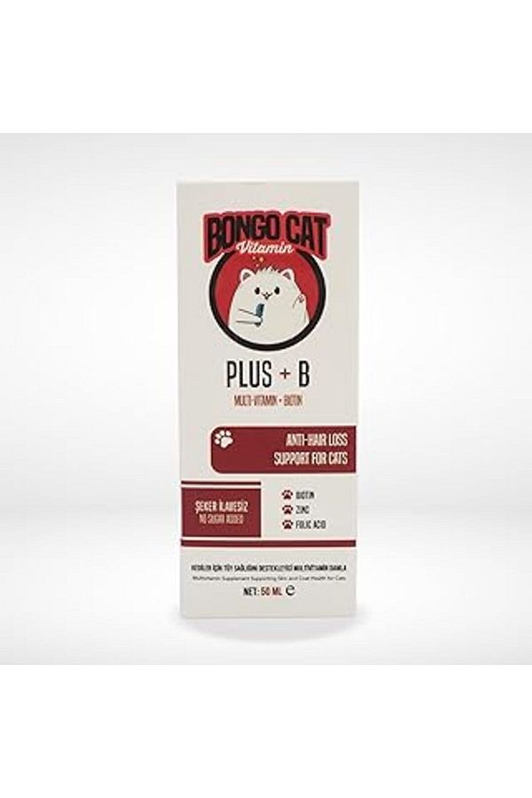 Epatim-Bongo Cat Plus B 50ml - Hair Health Supporting Drops for Cat 1
