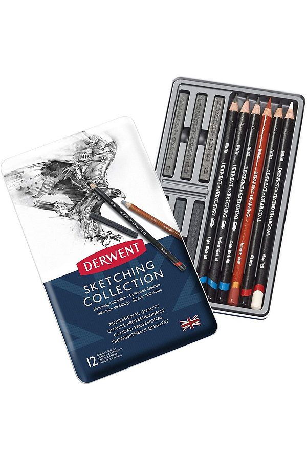 Derwent-Sketching Collection 12-Piece Sketching Set / 34305 1