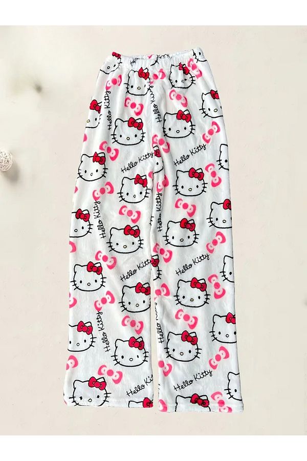 Touz Moda-Plush Kitty Oversize Sweatpants 1
