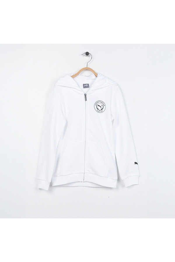 Puma-Παιδικό μπουφάν με λευκή κουκούλα Bppo Blank Base 1