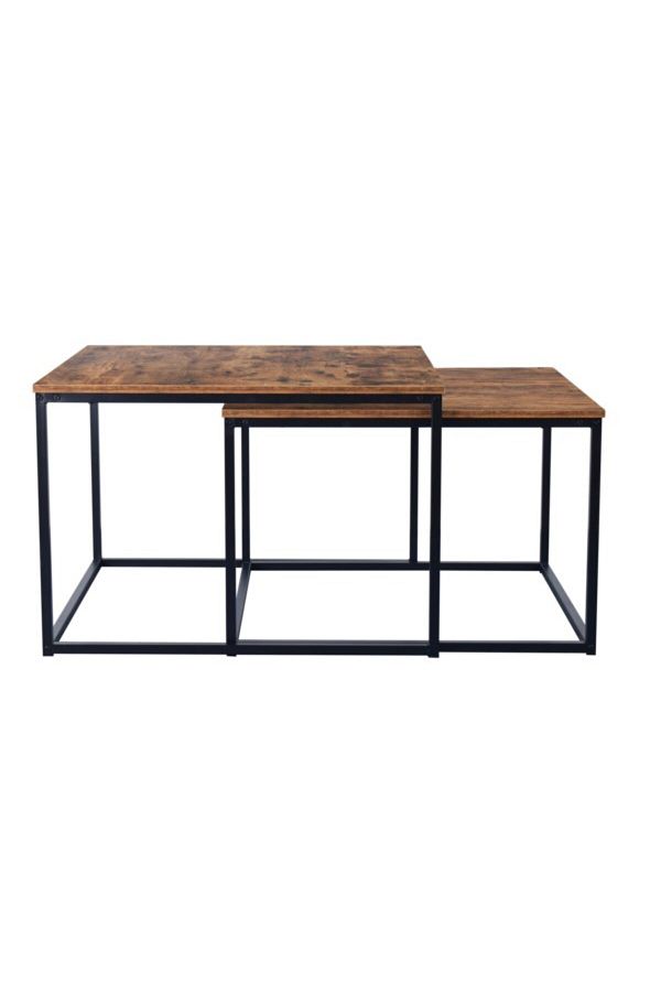 micasa-Melamine Rectangular Coffee Table Set 1