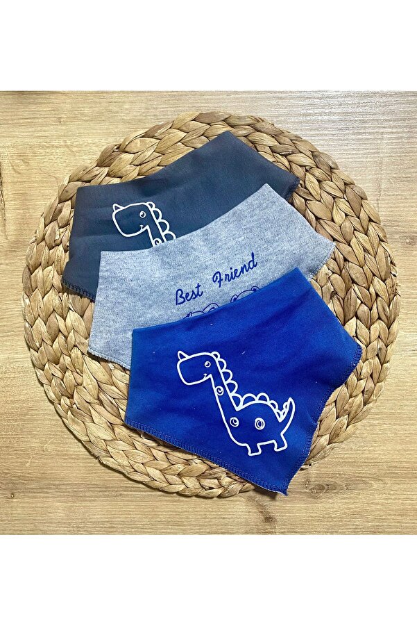 Petite Ponpon Baby Bebek Fular Önlük 6'l Çıtçıtlı Bebek Salya Önlük & Fular