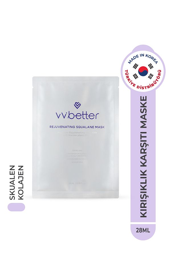 VVBETTER-vvbetter MASCĂ REJUVENATING SQUALANE 28ml - Mască hrănitoare în foaie 1