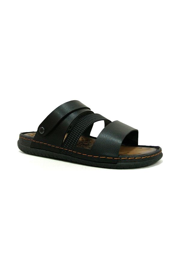GEZER-Men's Anatomical Sandals - Slippers 11651 Black 1
