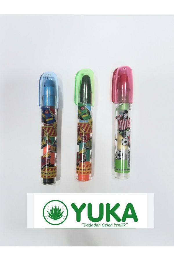 Yuka-Laying Eggs Rocket Eraser 3 Pcs Fun Practical Men's Set 1