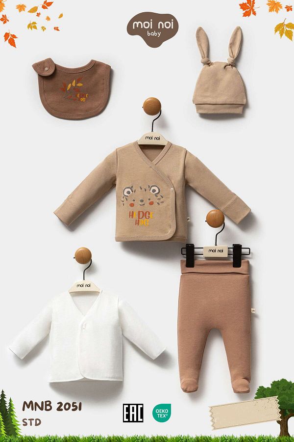 Moi Noi-Hedgehog Pattern Set of 5 Hospital Release 1