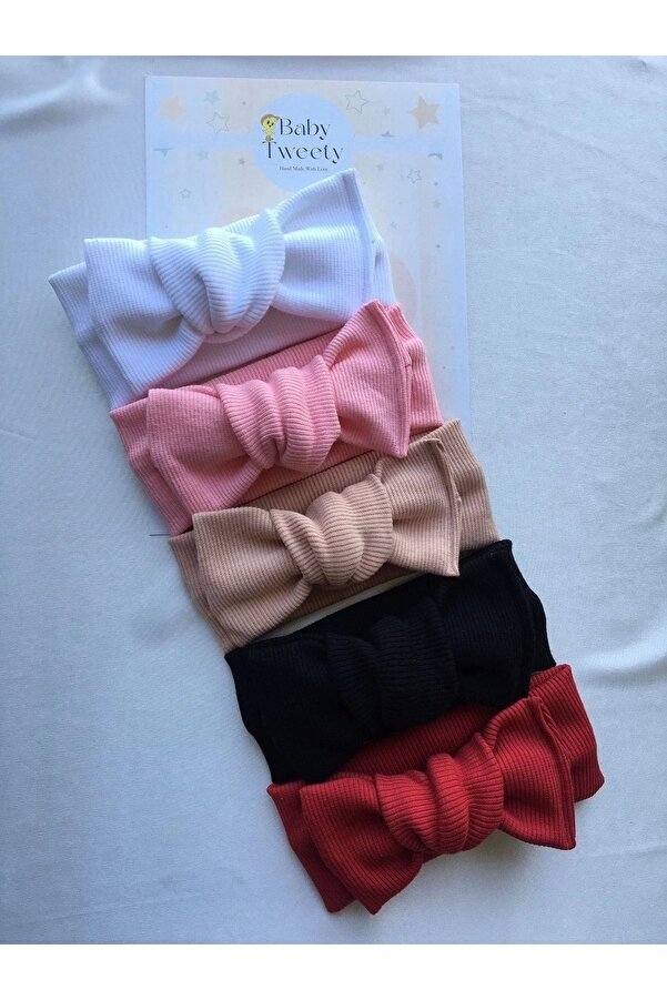 Baby Tweety 5li Kombin El Yapımı Kız Bebek Bandana