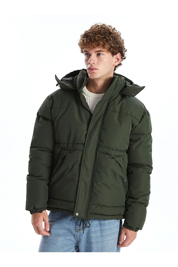 LC Waikiki-Standard Calip Hooded Men's Inflatables Coat - W4Ek63Z8 1