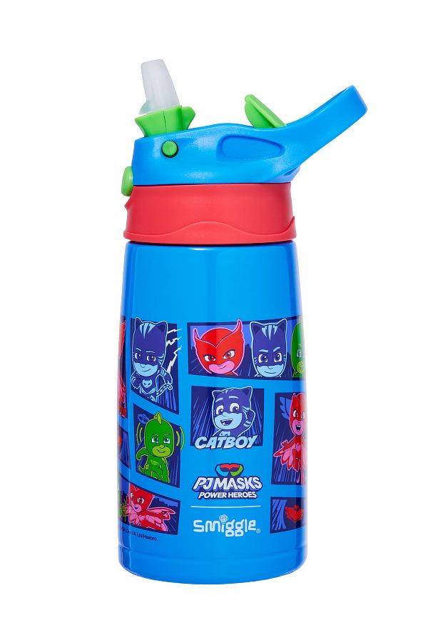 SMIGGLE-Pj Mask Pija Masks Stainless Steel Water Bottle 400ml 1