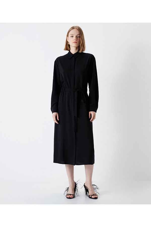 İpekyol-Adjustable Waist Shirt Dress 1