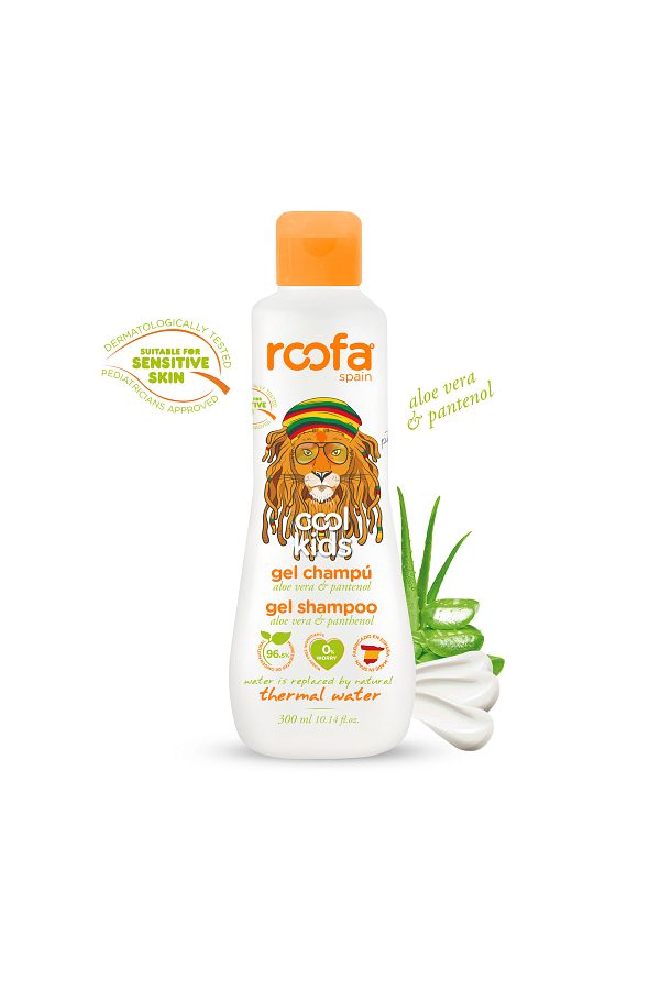 Roofa Spain-Cool Kids Gel Shampoo (NATURAL WITH ALOE VERA & PANTHENOL) 300ml 1