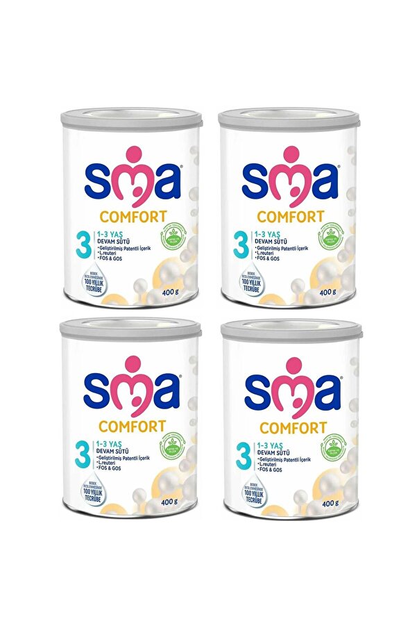SMA Comfort 3 Devam Sütü 400 gr 4 ADET