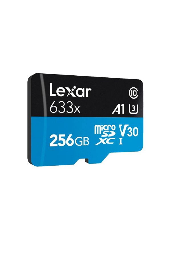 Lexar-256Gb Lsdmi256Bb633A 633X Micro Sdxc Uhs-I with Sd Adapter 100Mb/S Read 45Mb/S Write C10 A1 1