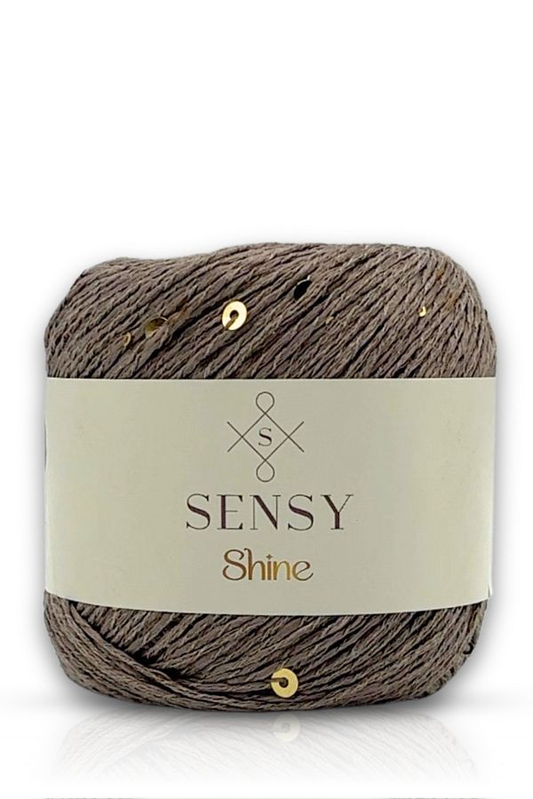 SENSY-Πλεκτό νήμα Shine Sequin Mink 1