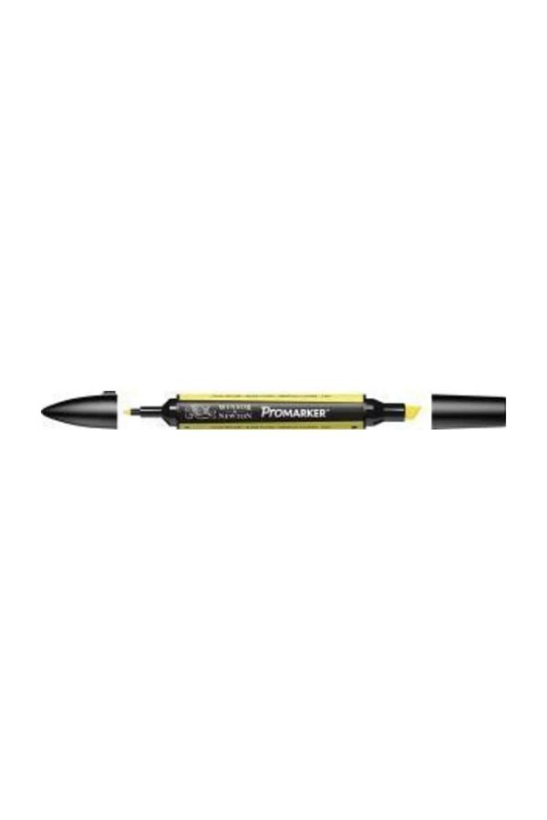 Winsor Newton-قلم رسم جرافيك ذو طرفين كحولي من بروماركر توليب أصفر 254 (Y337) 1