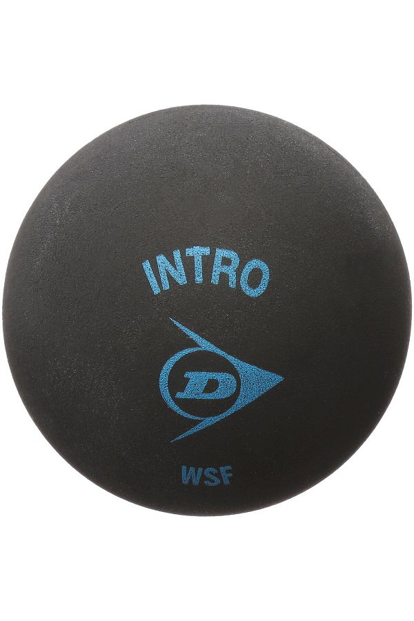 DUNLOP-Intero 12x 1bbx Squash Ball - Black, Larger Size, 40% Longer Hang Time, Ideal For Beginners 1