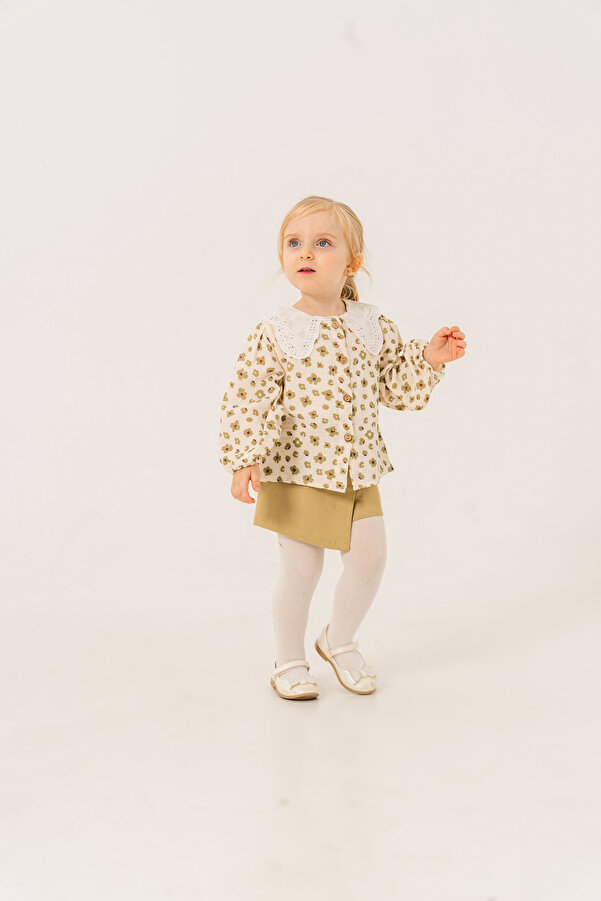 JNF kids Kız Bebek Şort Etekli Takım Külotlu Çorap Hediyeli