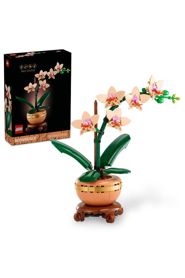 LEGO-® Botanicals Mini Orchid 10343 - Σετ Κατασκευής Διακοσμητικών Λουλουδιών για Ενήλικες (274 ΤΕΜΑΧΙΑ) 1
